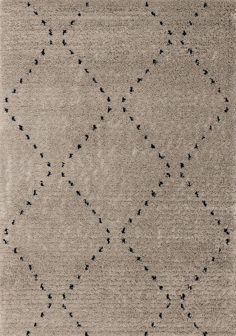 Rondo Rug - Black Diamond Stitch full sample