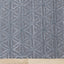 Royal Natural Wool Rug - Blue corner