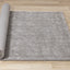 Royal Natural Wool Rug - Grey Chevron roll on floor