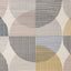 Safi Rug - Multicolour circles full sample