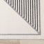 Safi Rug - Geometric Triangles corner detail