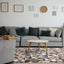 Samira Rug - Geometric Stars in living room setting