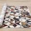 Samira Rug - Geometric Stars roll on floor