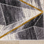 Soho Rug - Grey Yellow Diamonds corner detail