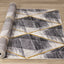 Soho Rug - Grey Yellow Diamonds roll on floor