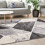 Soho Rug - Geometric Marble in living room setting