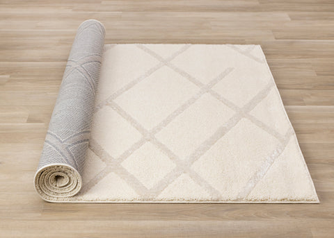 Sully Rug - Broken Lattice roll on floor