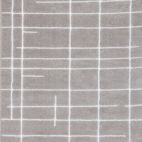 Sully Rug - Grey Broken Lines sample