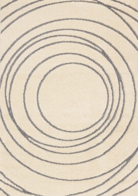 Sully Rug - Grey Swirl full sample