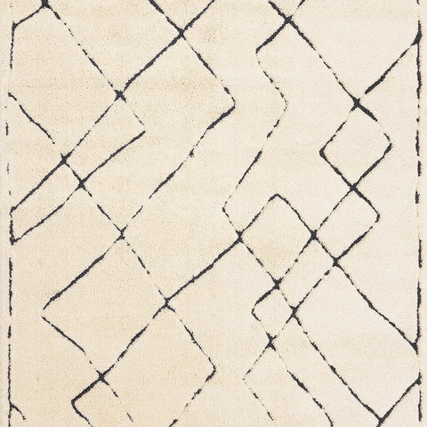 Talia Rug - White Broken Lattice sample