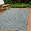 Vista Indoor / Outdoor Rug - Botanical Print in outdoor setting on patio