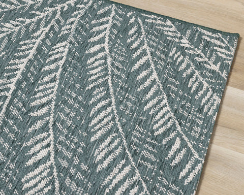 Vista Indoor / Outdoor Rug - Botanical Print corner