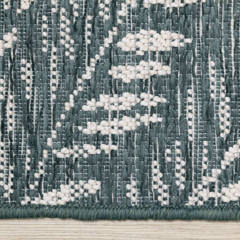 Vista Indoor / Outdoor Rug - Botanical Print side detail