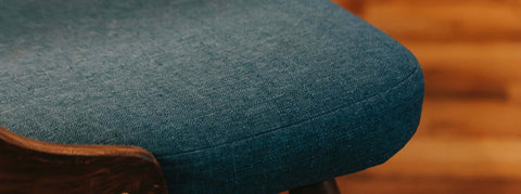 dark grey wool cushion